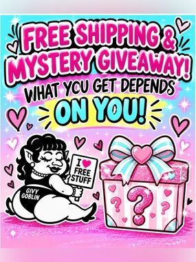Free Shipping + Mystery Giveaway - PLEASE READ